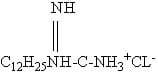 Fungicide guanidine dodecyl monohydro chloride